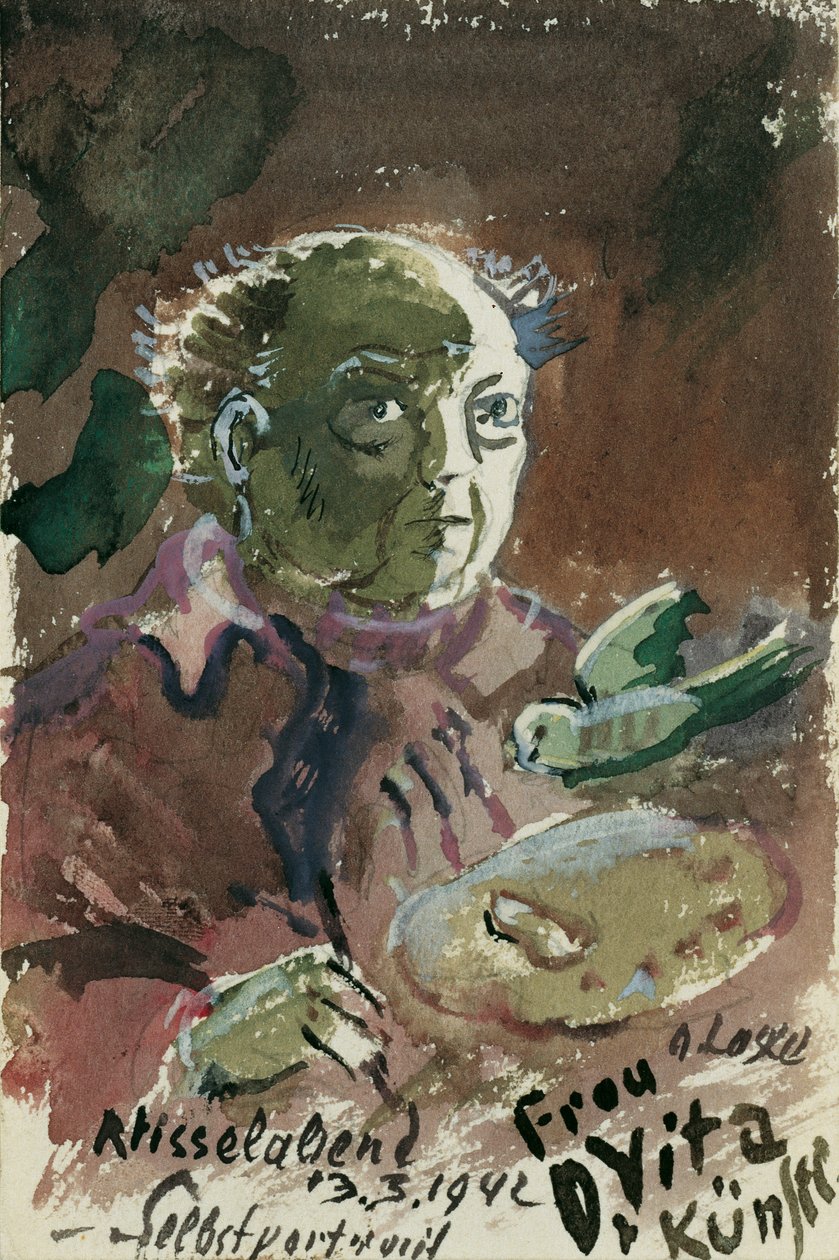 Auto-retrato de Oskar Laske