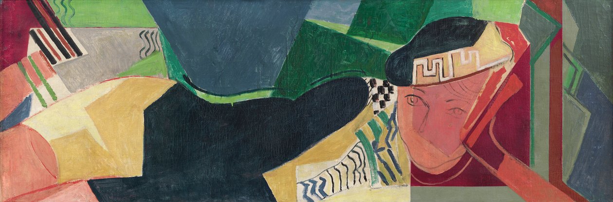 Mulher deitada, ca 1931. de Oskar Moll