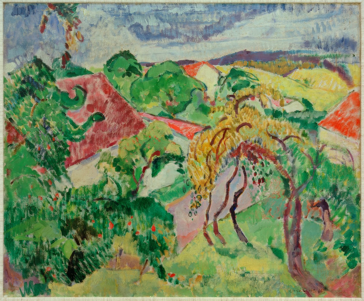 Paisagem da Baviera superior de Oskar Moll