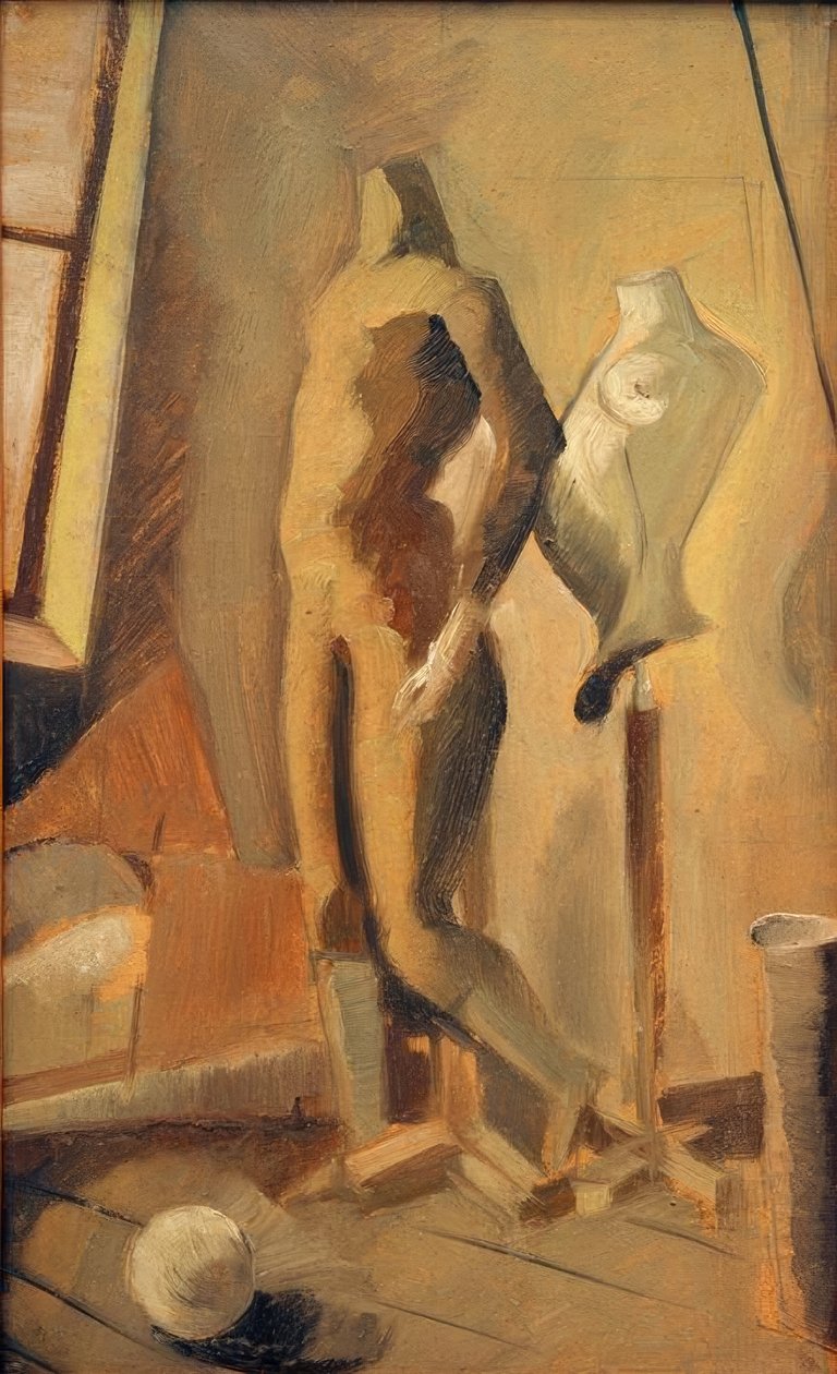 Atelierszene de Oskar Schlemmer