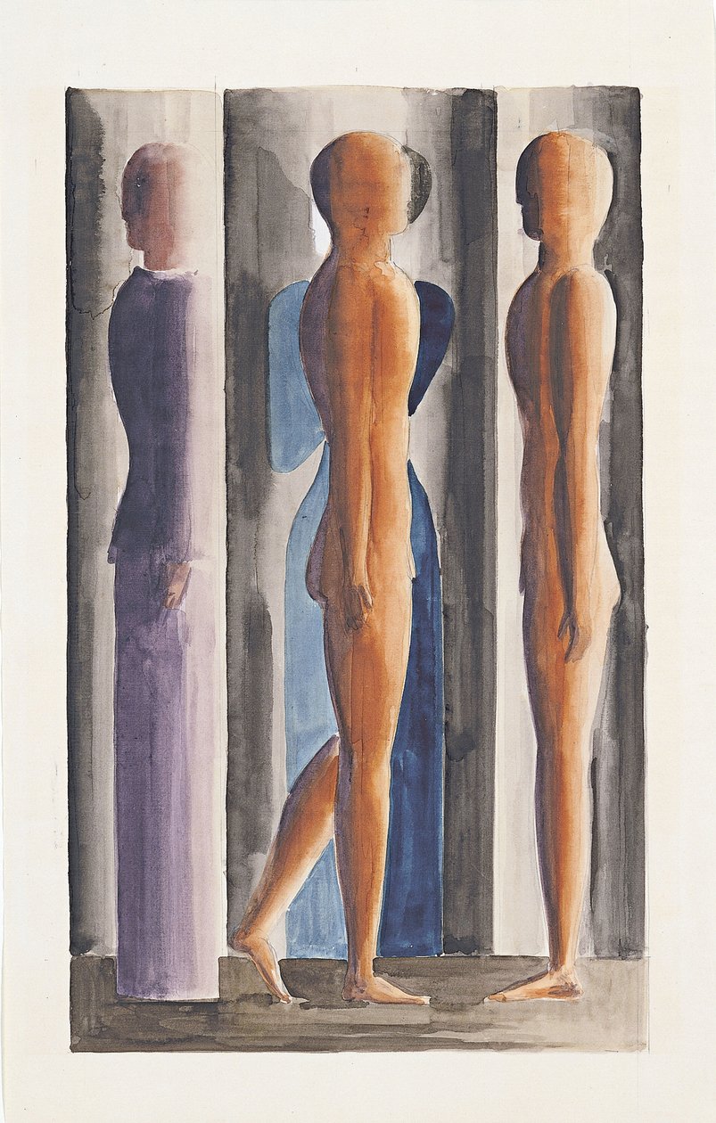 Formação. Partição dupla, 1926 de Oskar Schlemmer