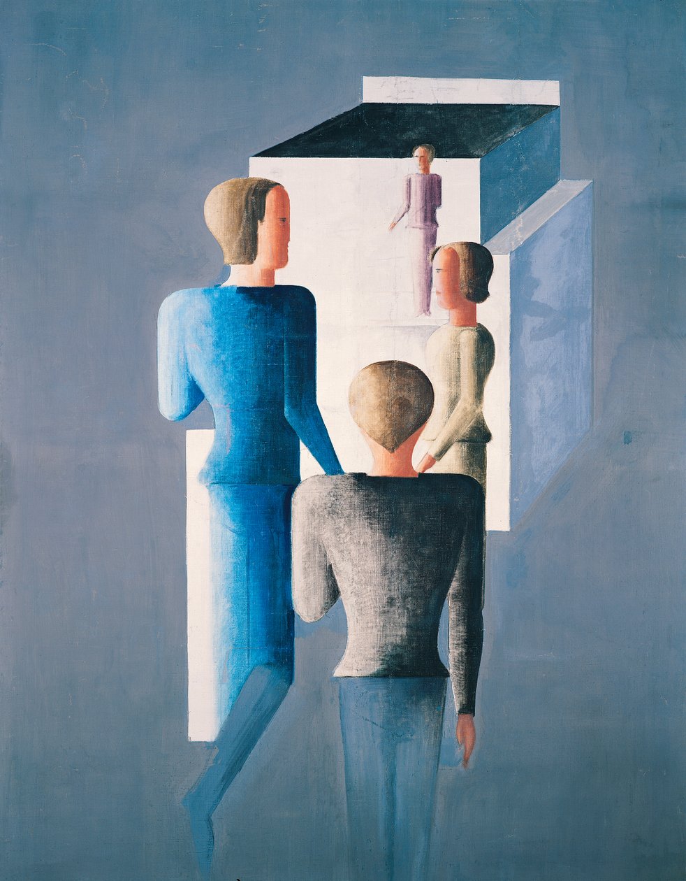 Quatro Números e um Cubo de Oskar Schlemmer