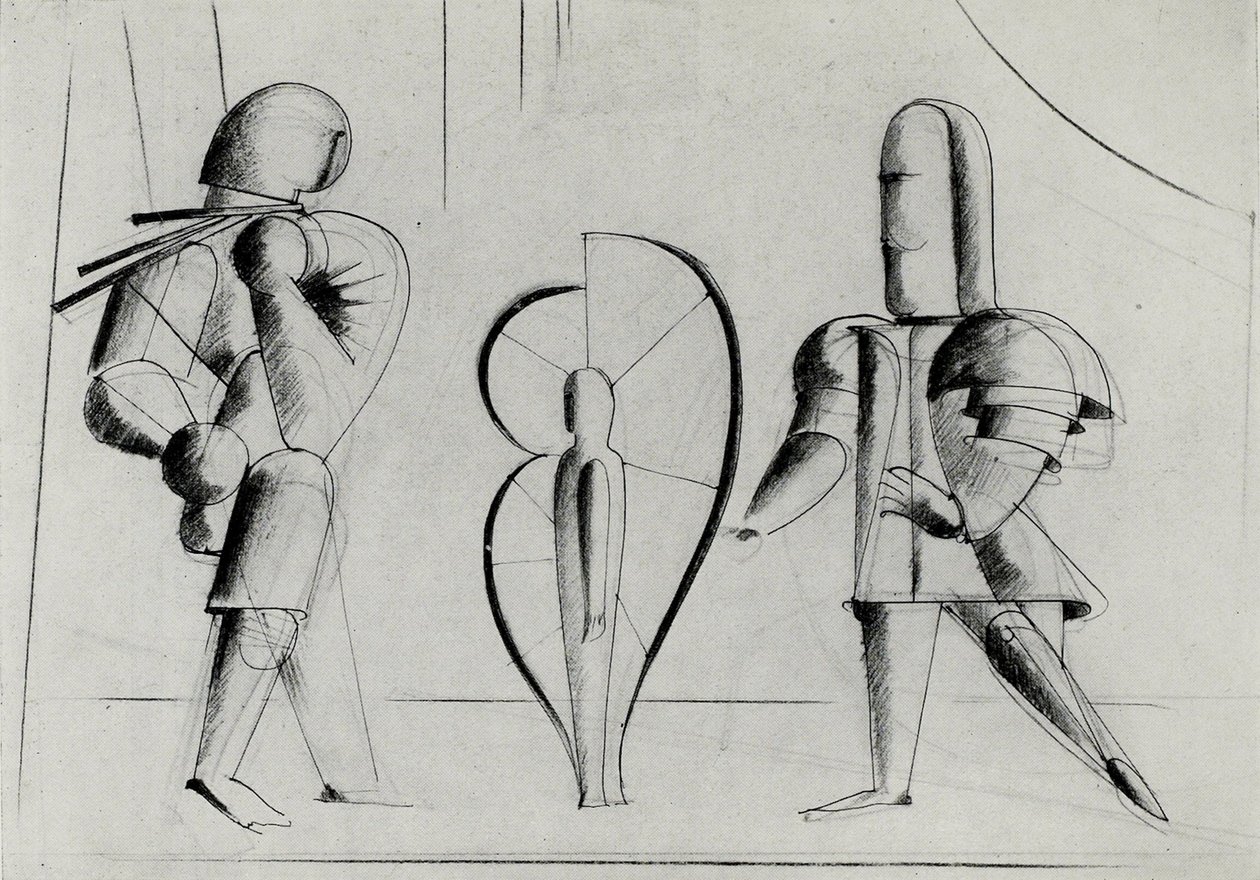 Do palco da Bauhaus O palco da Bauhaus, 1925. de Oskar Schlemmer