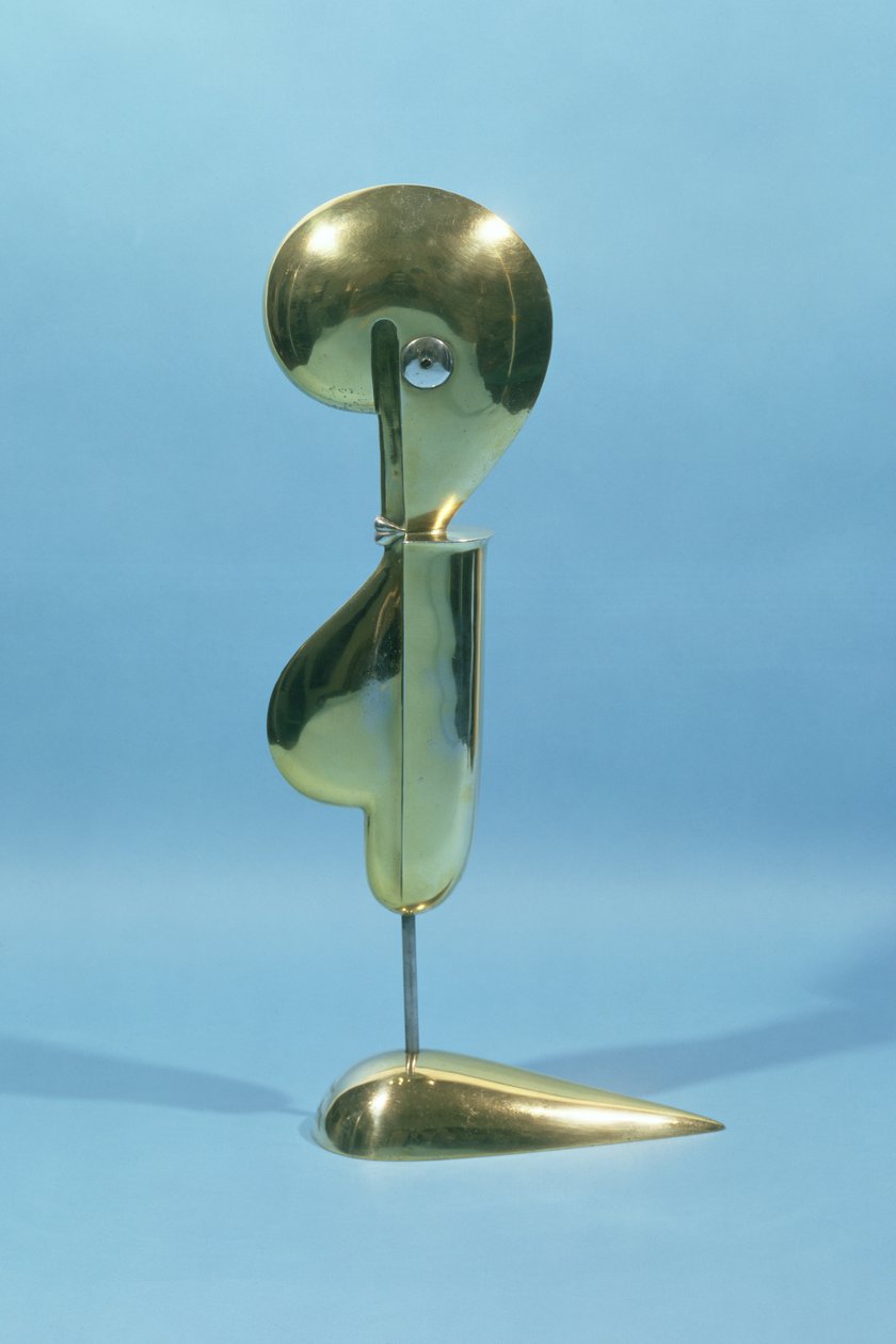 Figura abstrata grotesca, 1923 (bronze) de Oskar Schlemmer