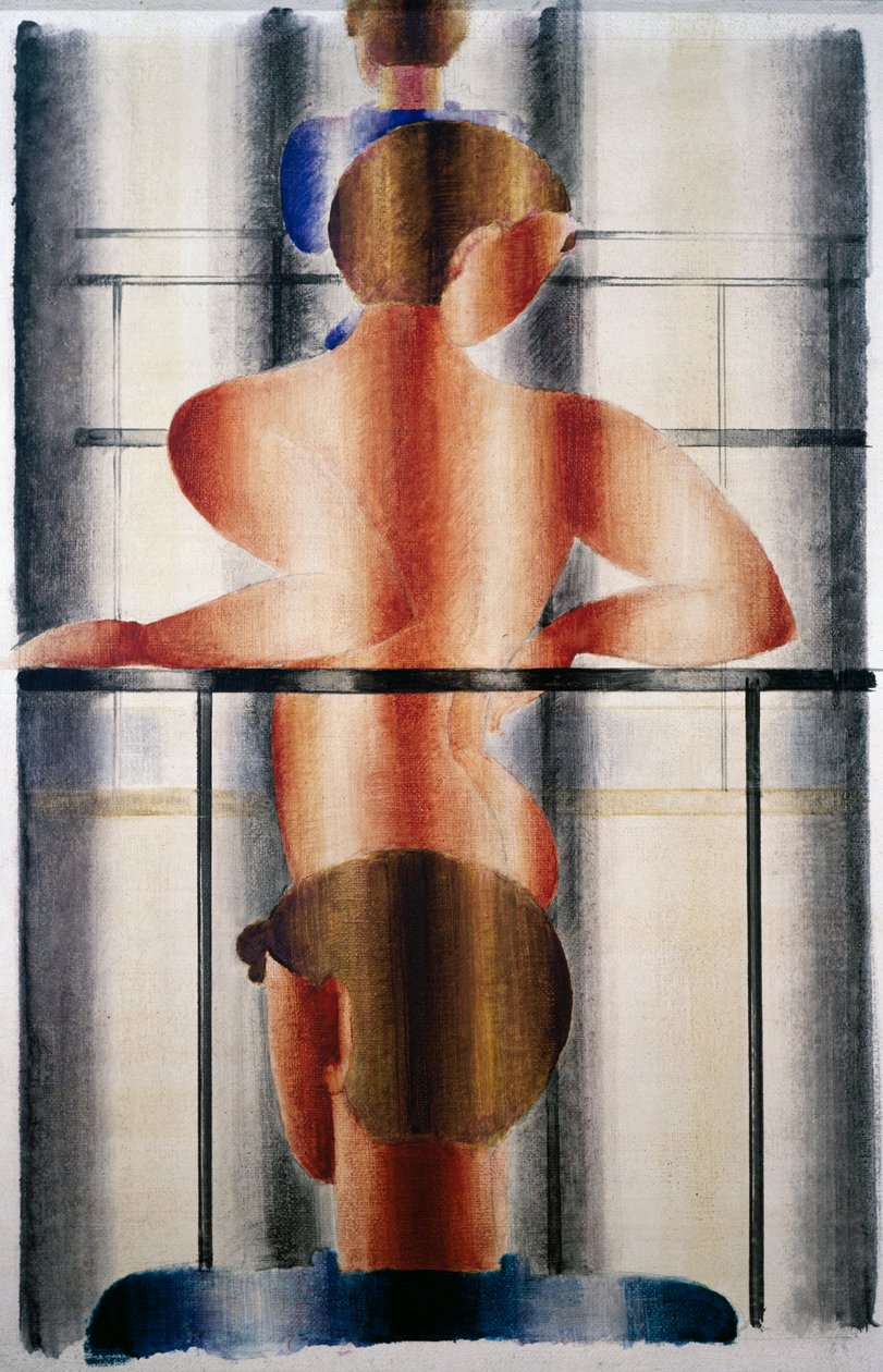Cena de balaustrada de Oskar Schlemmer