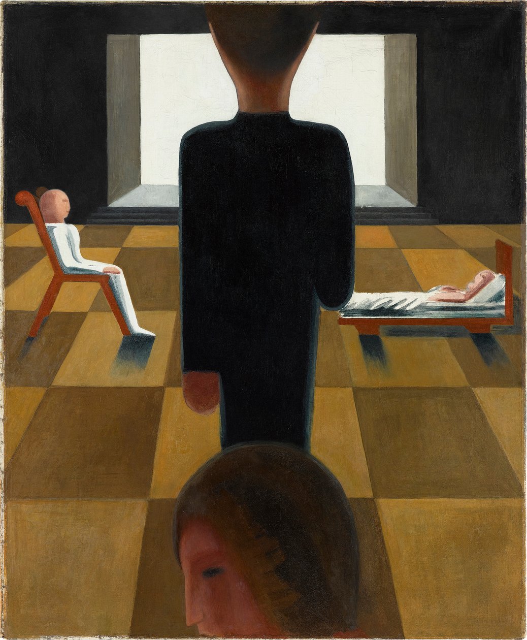 Sala de descanso, 1925. de Oskar Schlemmer