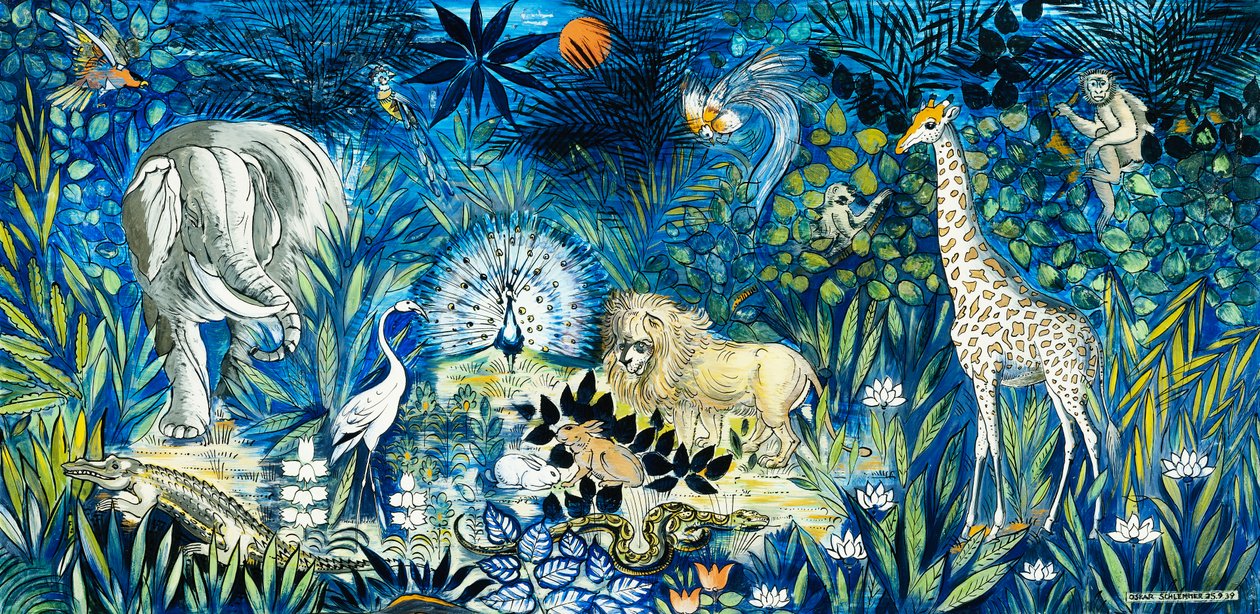 Wildlife Paradise; Tierparadies de Oskar Schlemmer