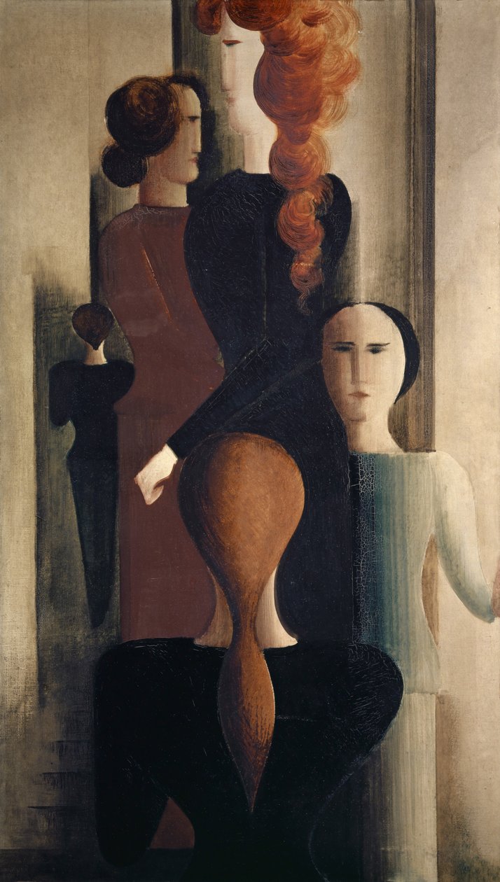 Mulheres na escada de Oskar Schlemmer
