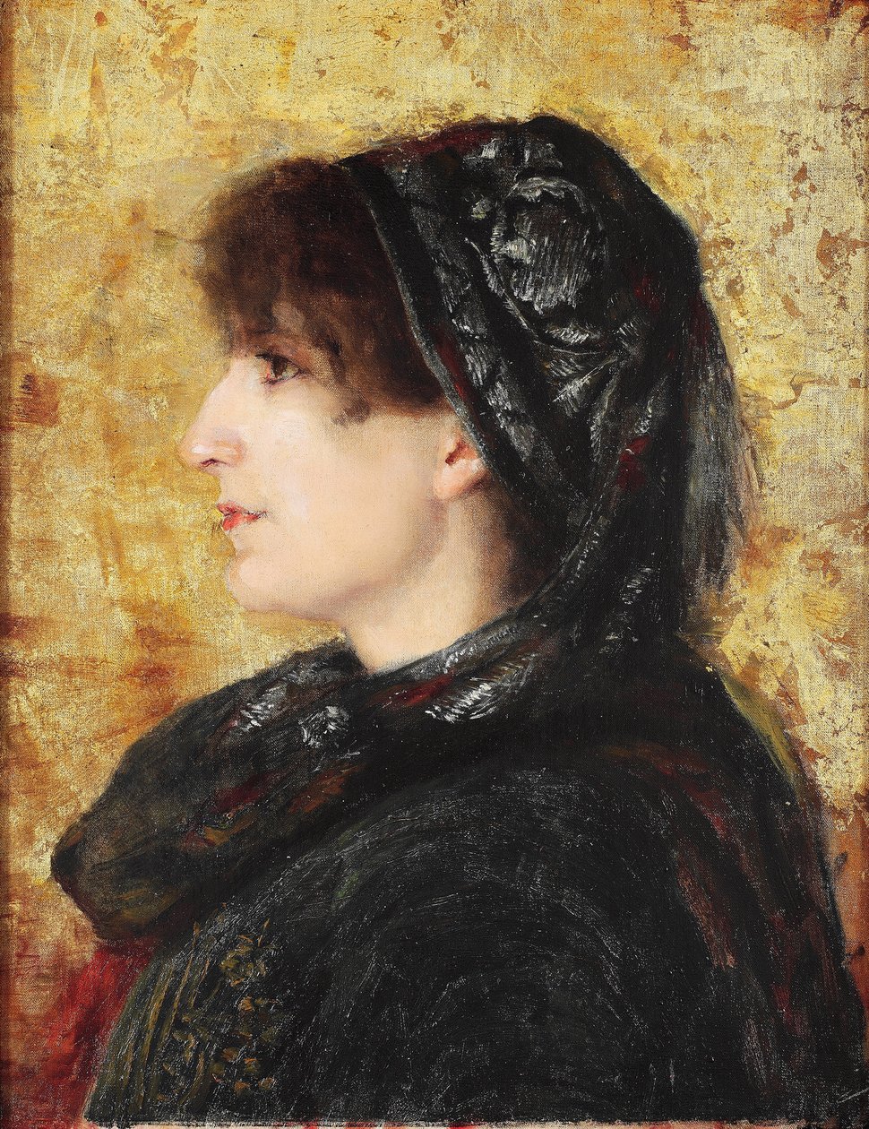 Retrato de Naile Hanim, Retrato de Naile Hanim de Osman Hamdi Bey