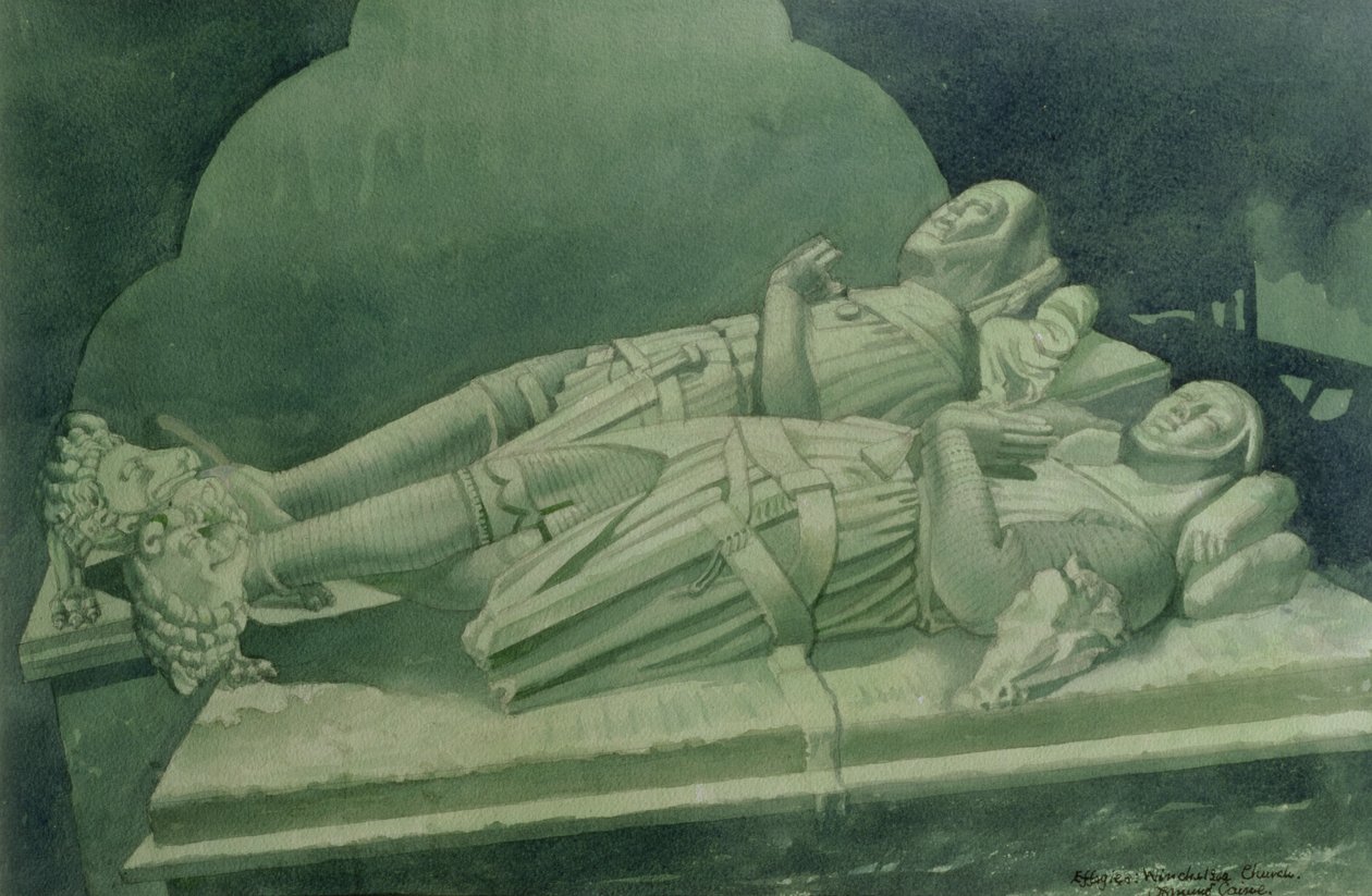 Efígies, Igreja de Winchelsea (wc no papel) de Osmund Caine