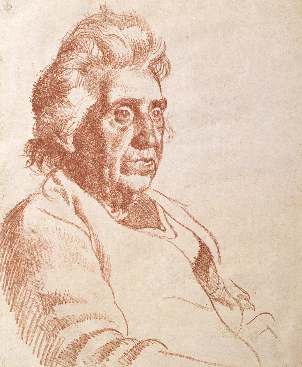 Retrato de uma senhora idosa, 1938 de Osmund Caine