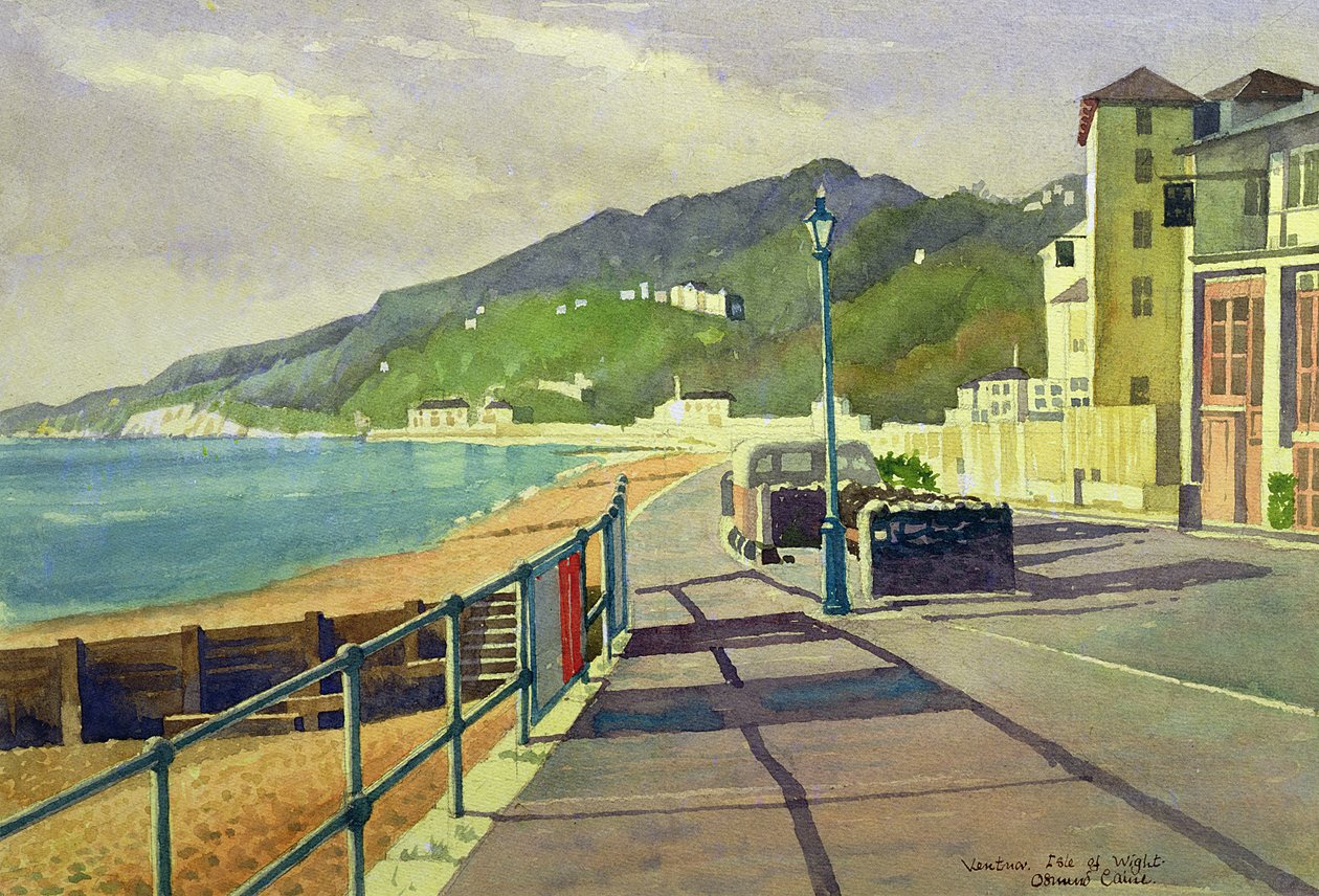 Ventnor, Ilha de Wight (wc no papel) de Osmund Caine