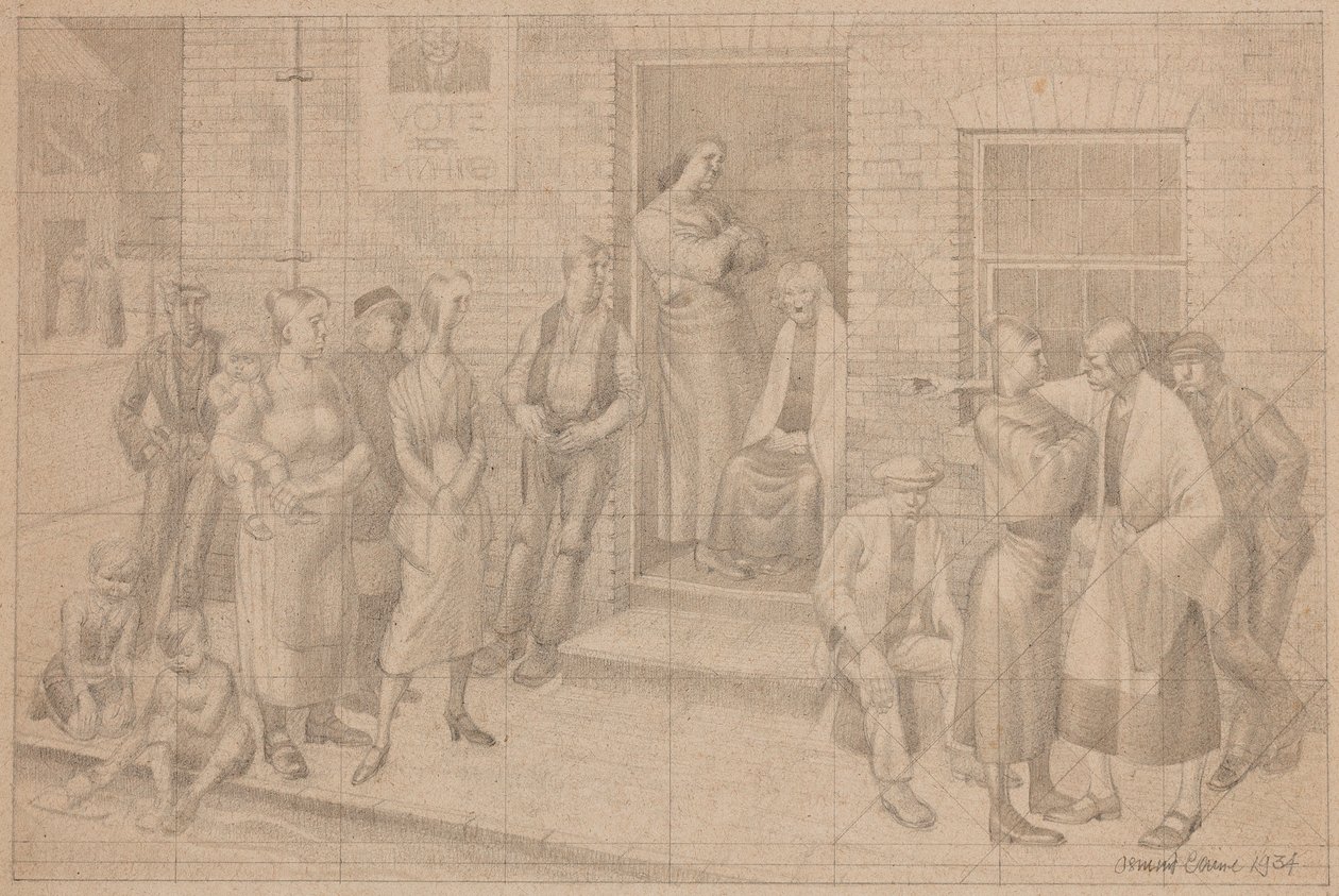 &39;Vote For ...&39;, Street Altercation, Birmingham de Osmund Caine