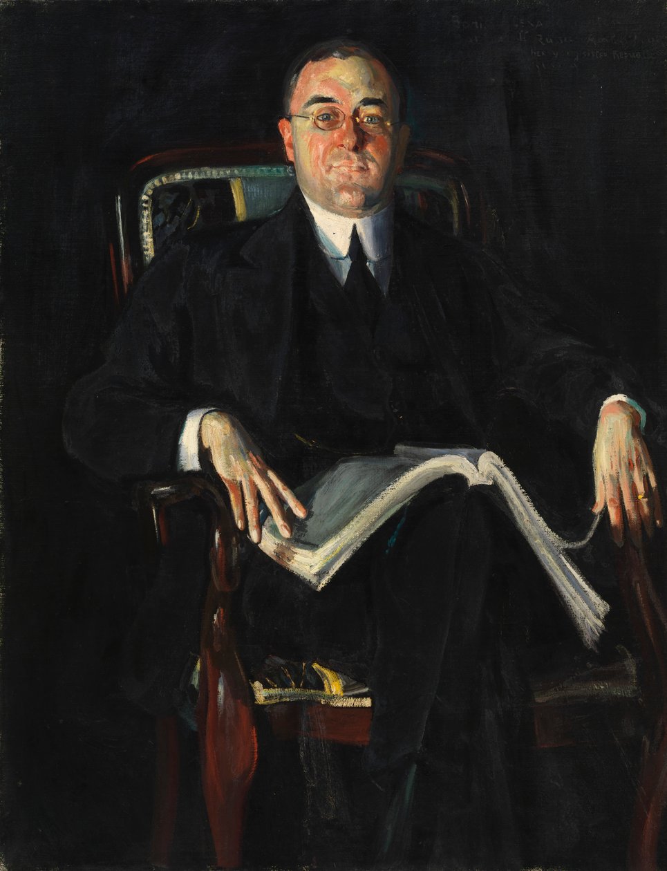 Boris Alexandrovich Bakhmeteff, embaixador russo. de Ossip Perelma