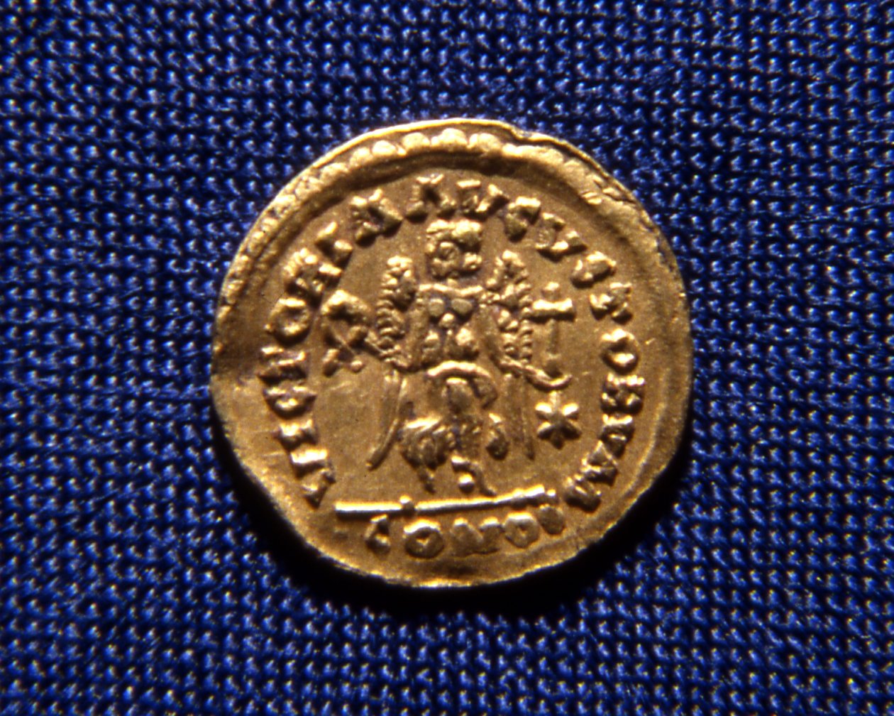 Moeda do Rei Totila, 541-52 (metal) de Ostrogothic