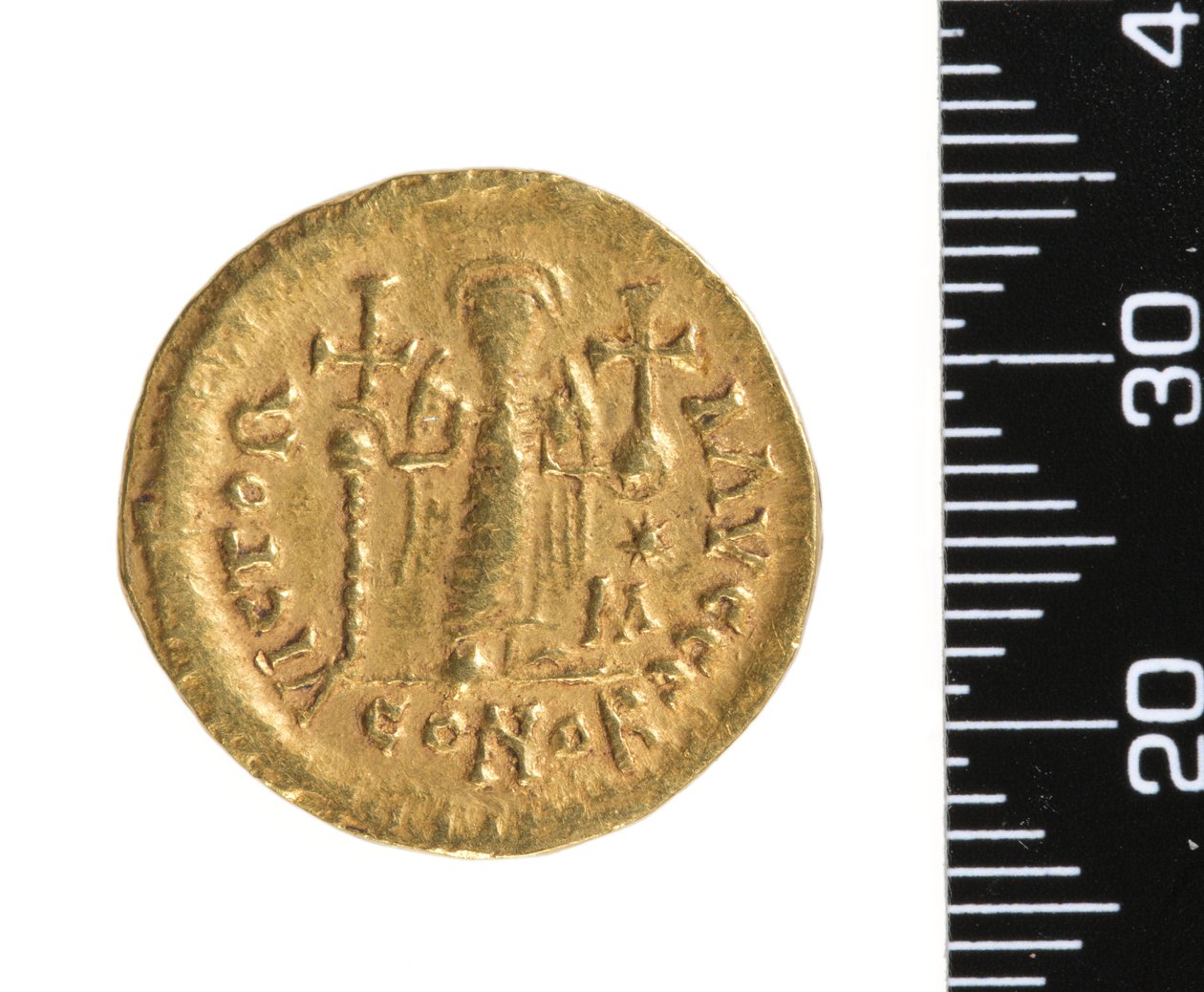 Moeda (reverso) c.534-548 (ouro) de Ostrogothic Ostrogothic