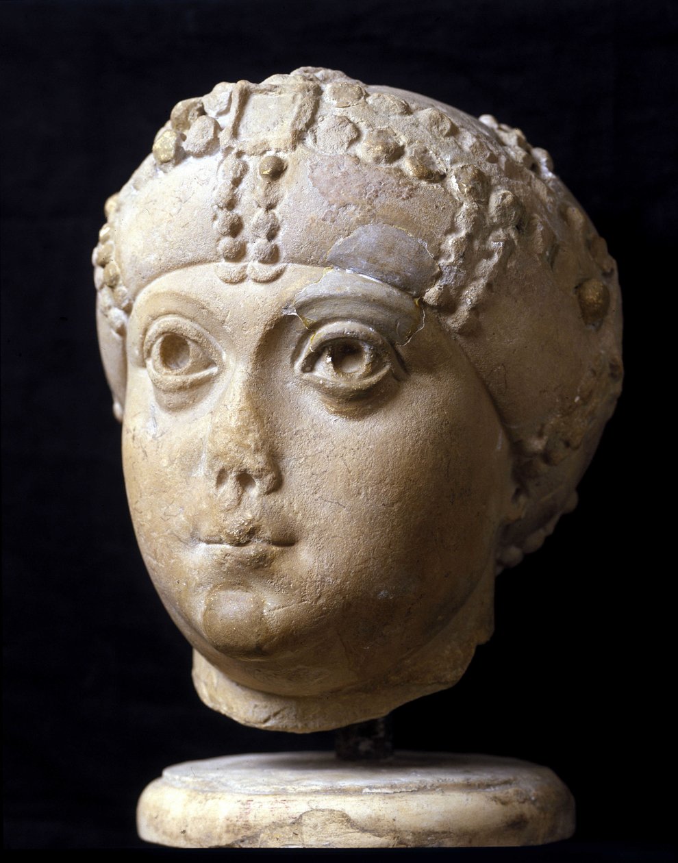 Cabeça de mármore de Amalasonte (Amalasunta) rainha dos ostrogodos (morreu 535), filha de Teodorico o Grande, rei dos ostrogodos. de Ostrogothic Ostrogothic