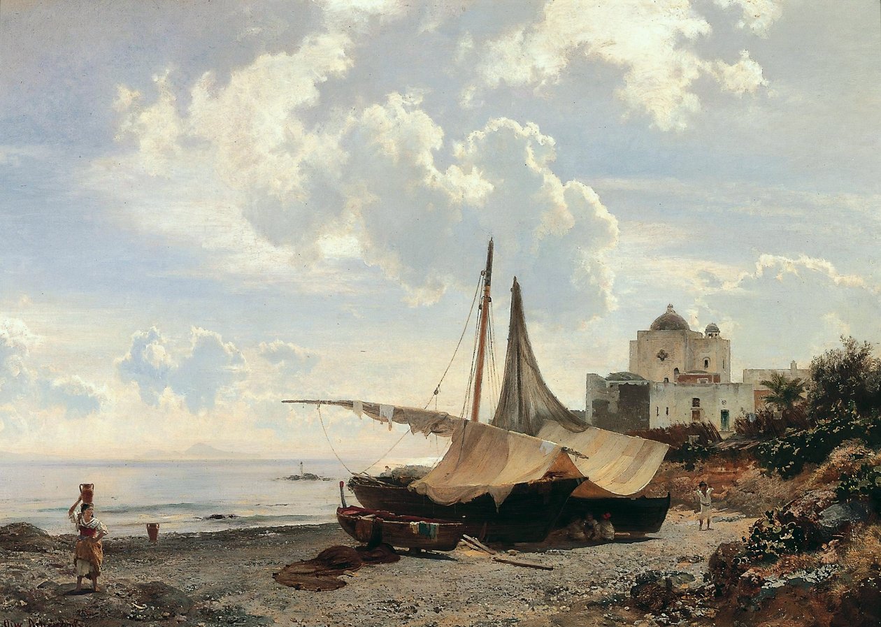Torre del Greco de Oswald Achenbach