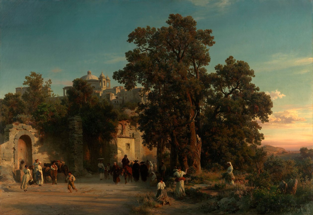 Noite de Oswald Achenbach