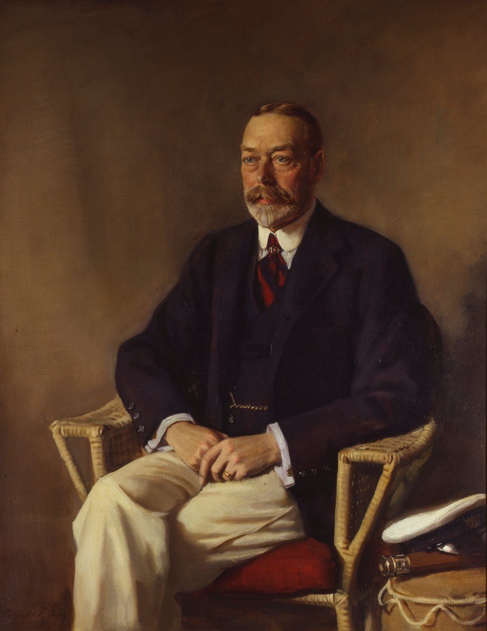 George V por Oswald Birley de Oswald Hornby Joseph Birley