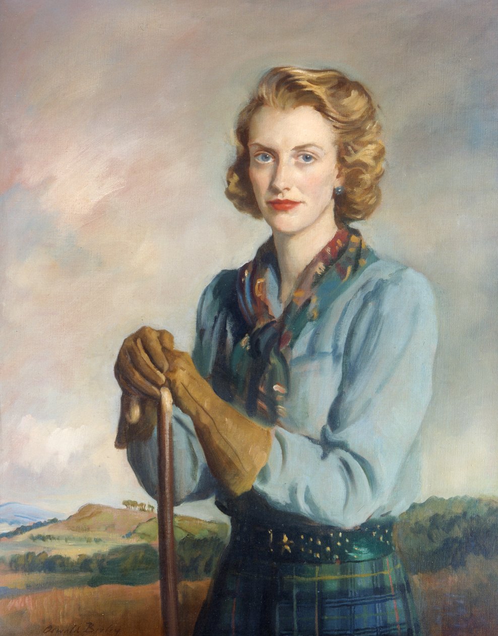 Retrato de Elizabeth de Oswald Hornby Joseph Birley
