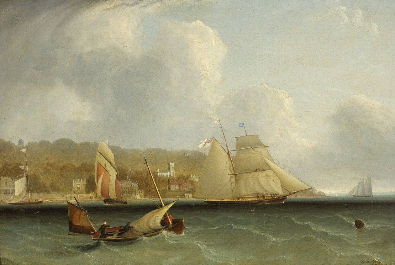 Cena do Mar de Oswald Walters Brierly