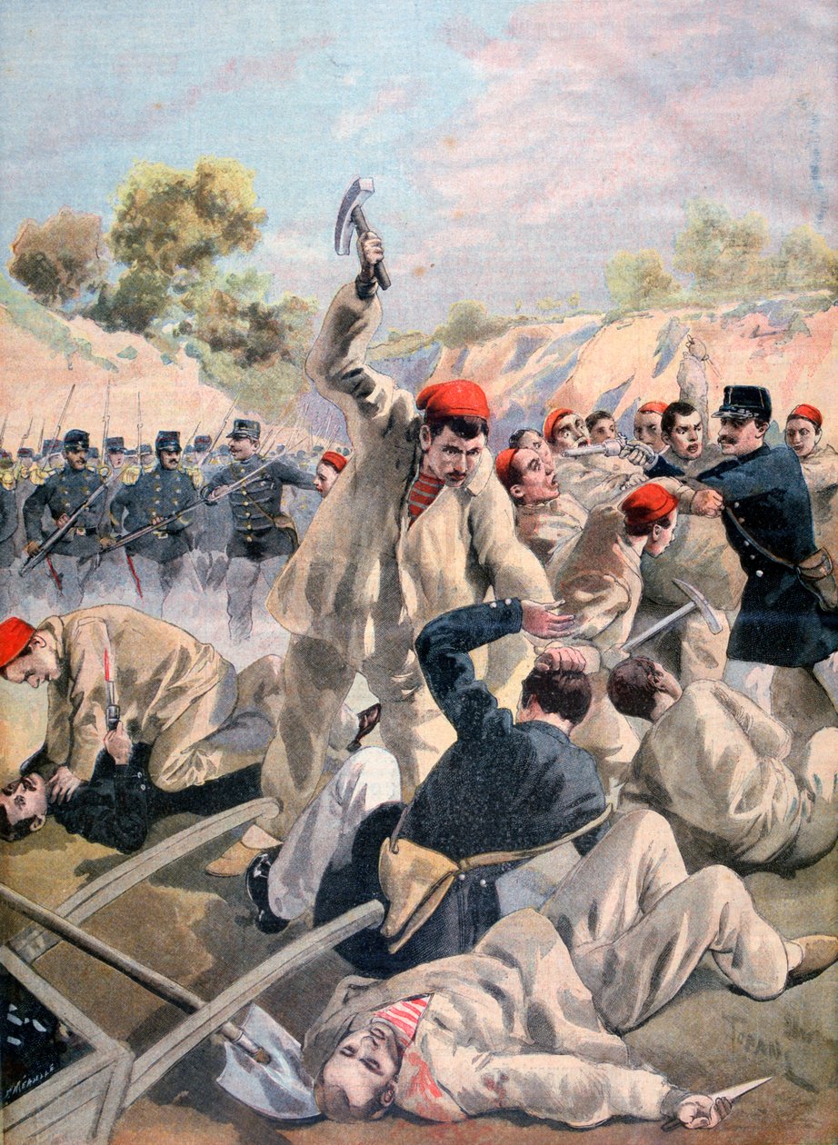 Uma revolta dos anarquistas franceses na Guiana, 1894 de Oswaldo Tofani