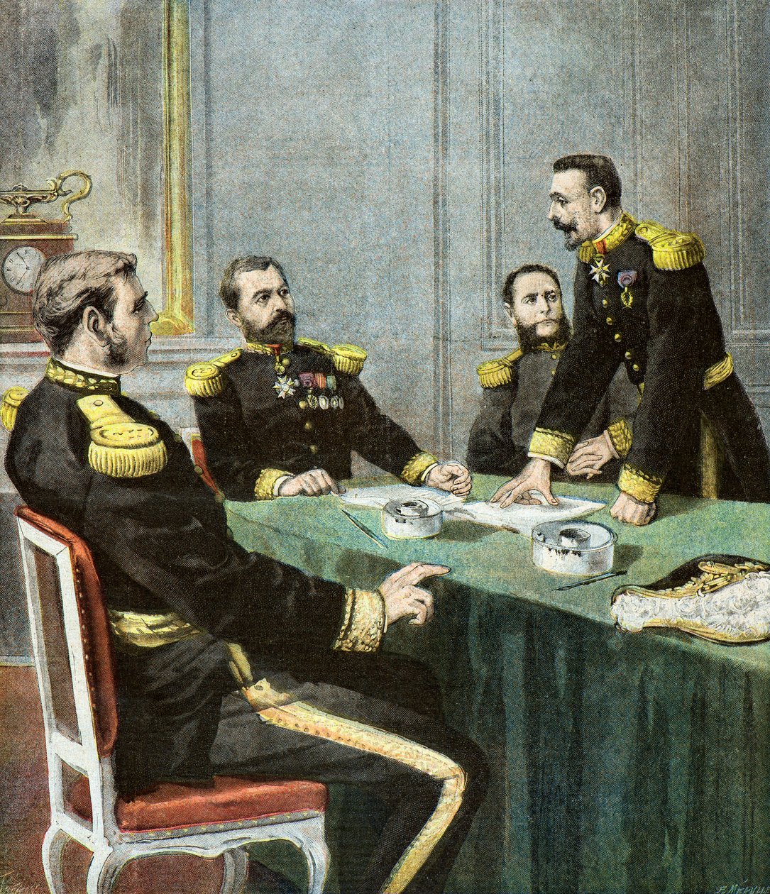 O Almirante Gervais perante a comissão de inquérito de Oswaldo Tofani