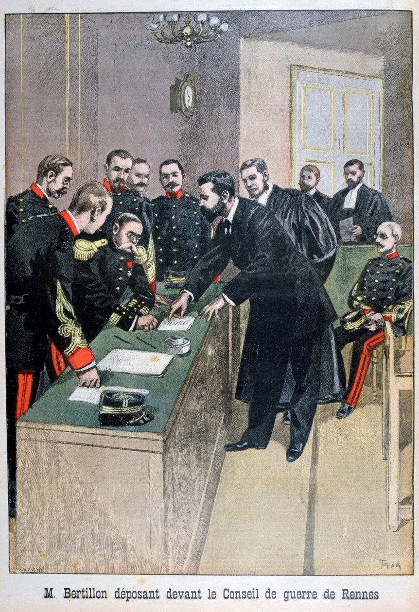 Alphonse Bertillon, policial francês, 1899 de Oswaldo Tofani