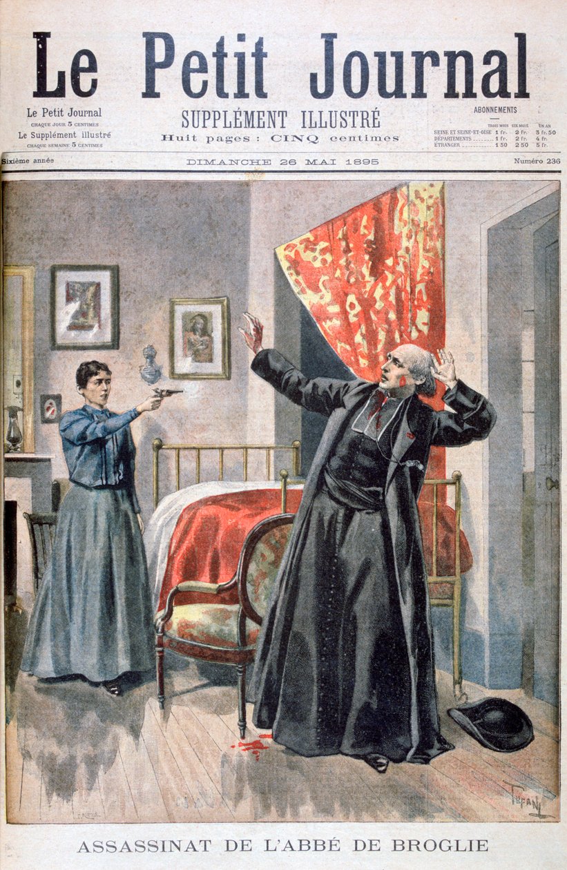 Assassinato do abade de Broglie, 1895. de Oswaldo Tofani