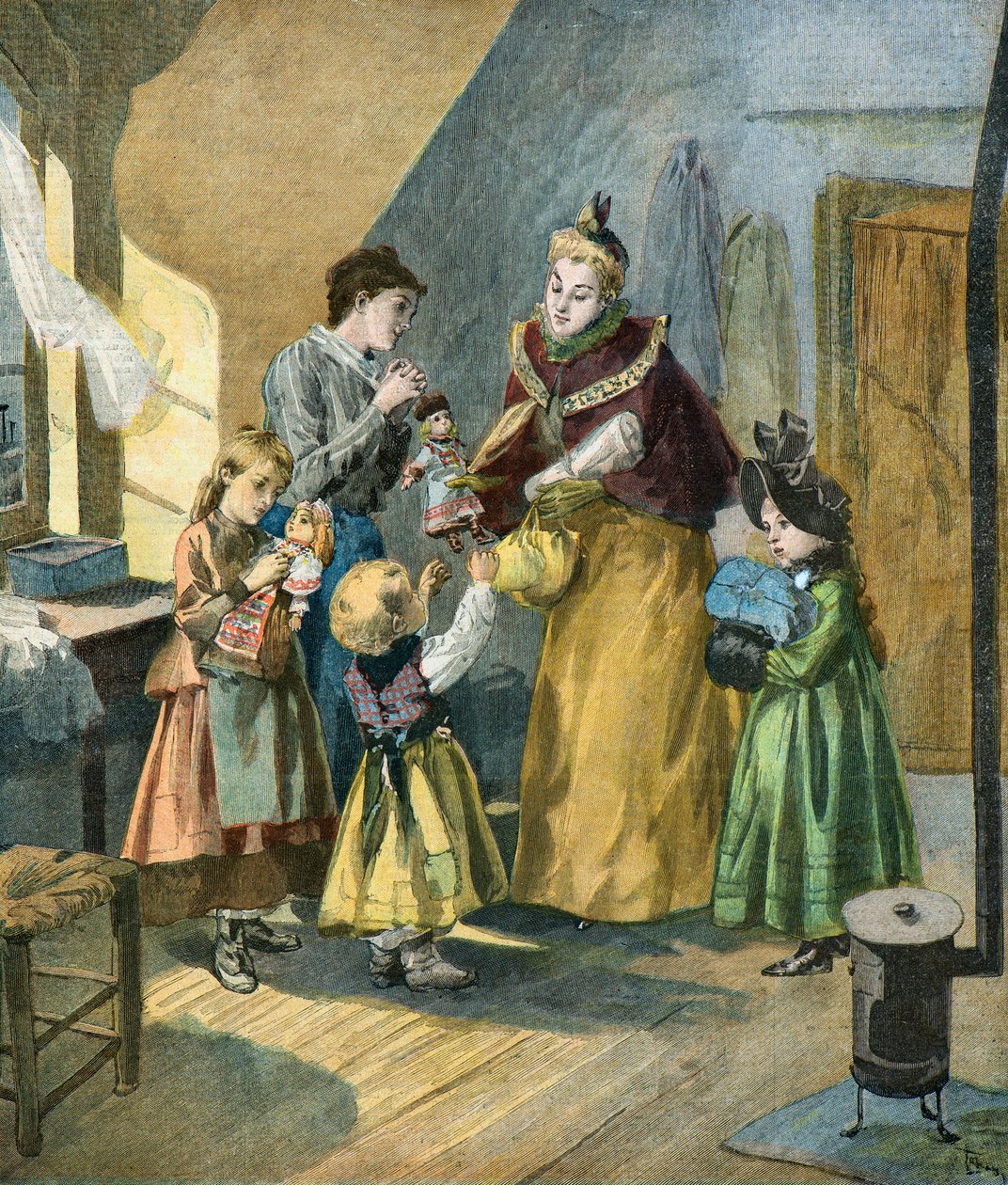 Caridade no dia de Natal de Oswaldo Tofani