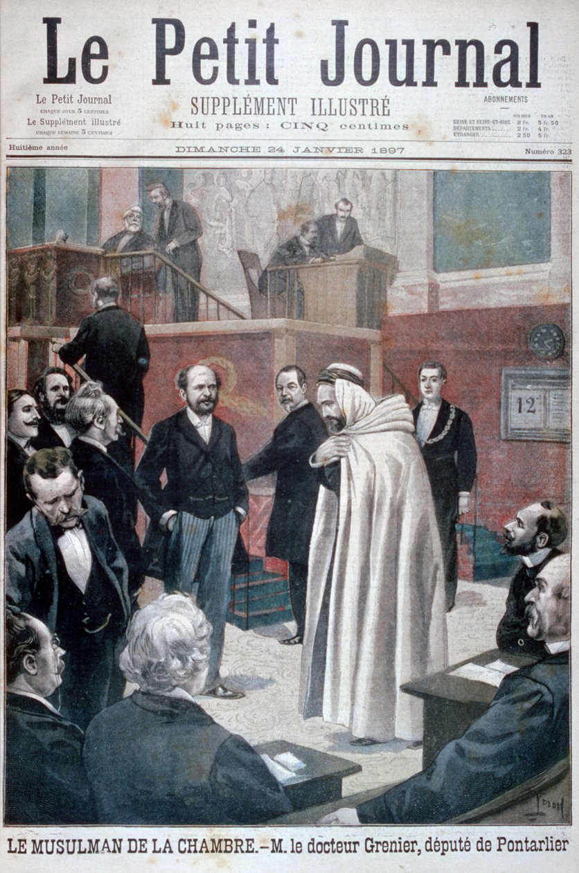 Dr. Philippe Grenier, o primeiro deputado muçulmano na Assembléia Nacional Francesa, 1897 de Oswaldo Tofani