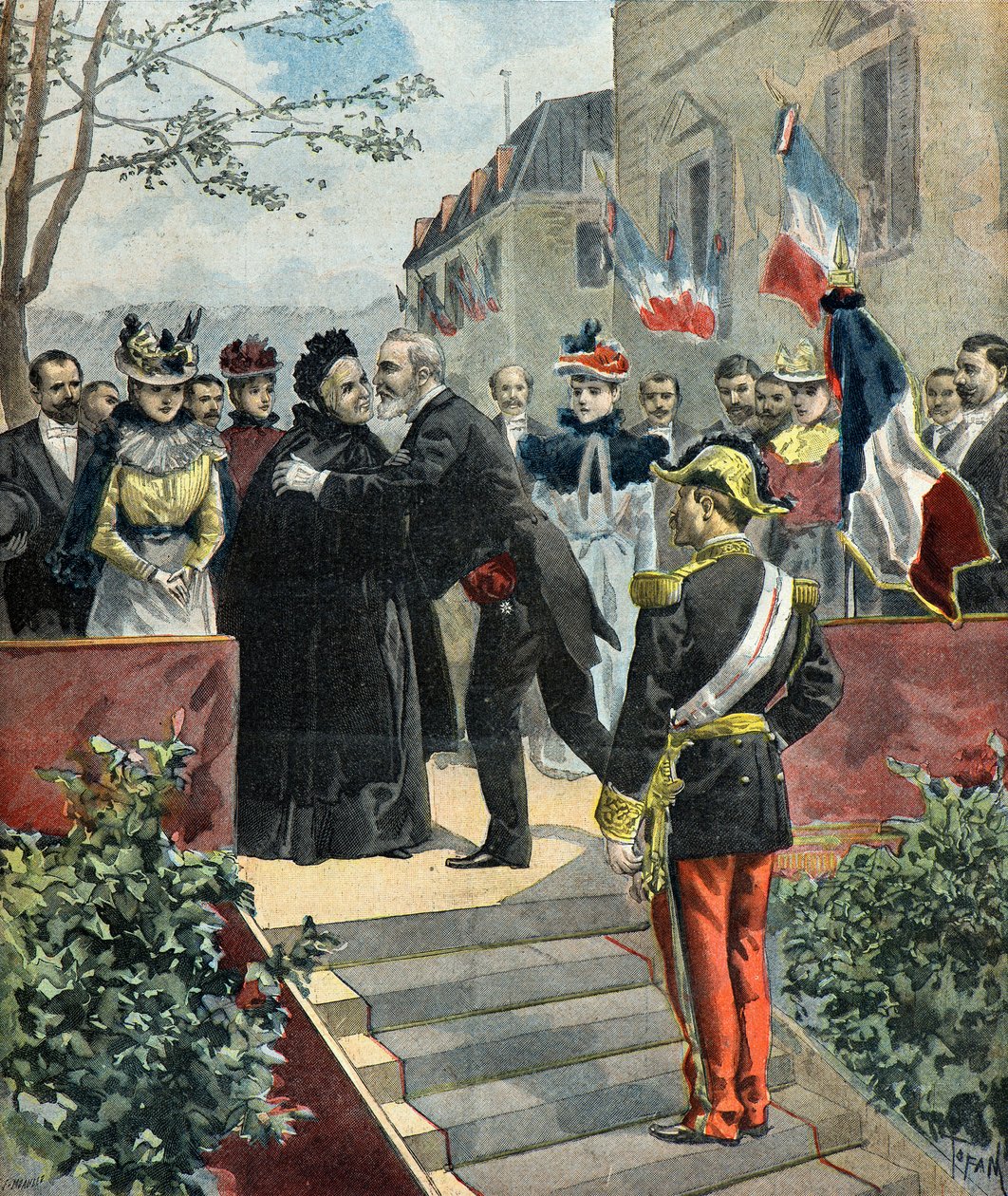Emile Loubet visita a sua mãe de Oswaldo Tofani