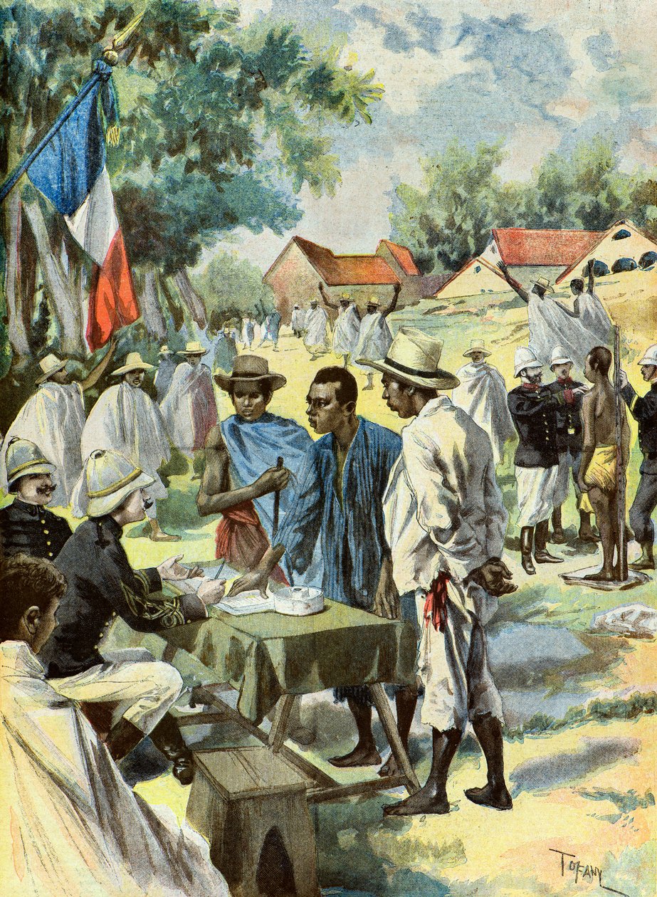 Alistamento de civis no exército francês de Oswaldo Tofani