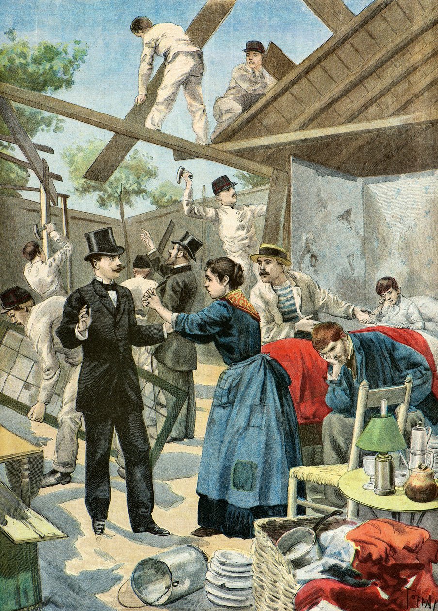 Despejo dos habitantes dos bairros de lata de Oswaldo Tofani