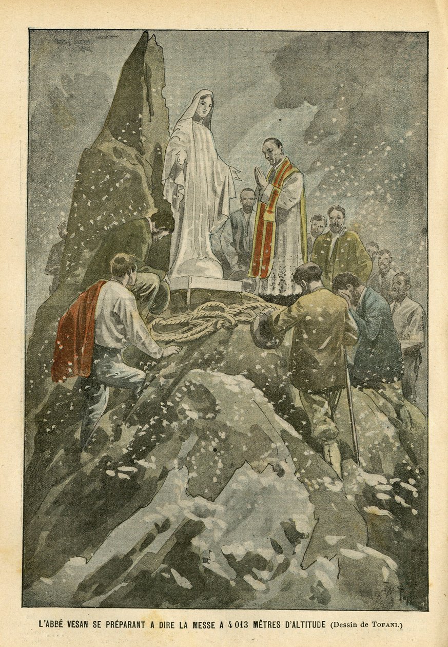 Ilustração de Oswaldo Tofani (1849-1915) em Le Pelerin de Oswaldo Tofani