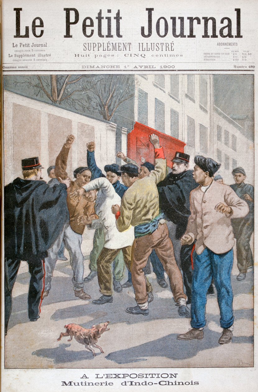 Agitação Indochina, Exposição Universal, Paris, 1900 de Oswaldo Tofani