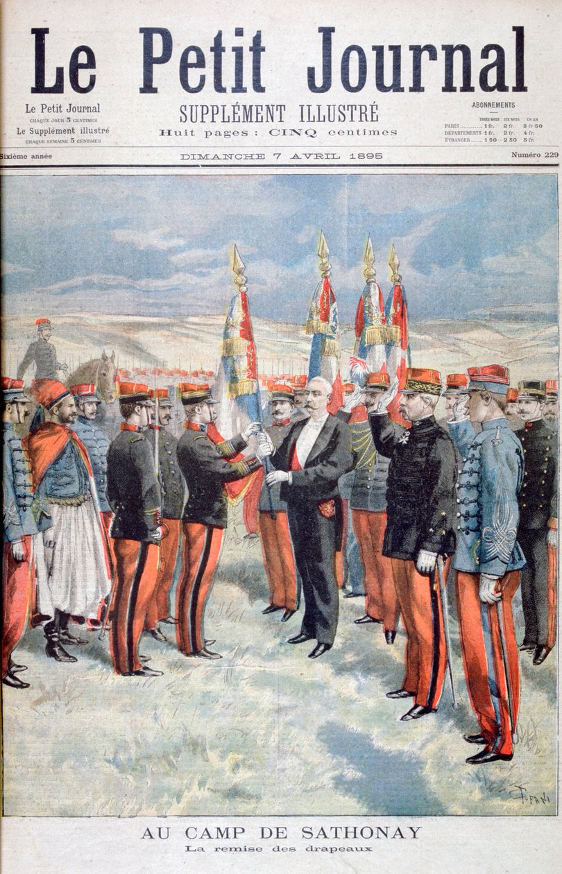 Apresentação das cores, Sathonay-Camp, 1895 de Oswaldo Tofani