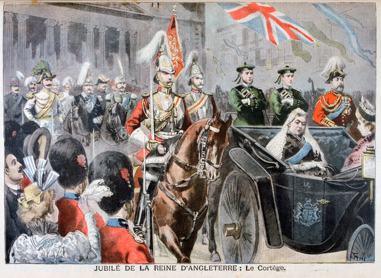 Procissão, Jubileu de diamante da rainha Vitória, 1897 de Oswaldo Tofani