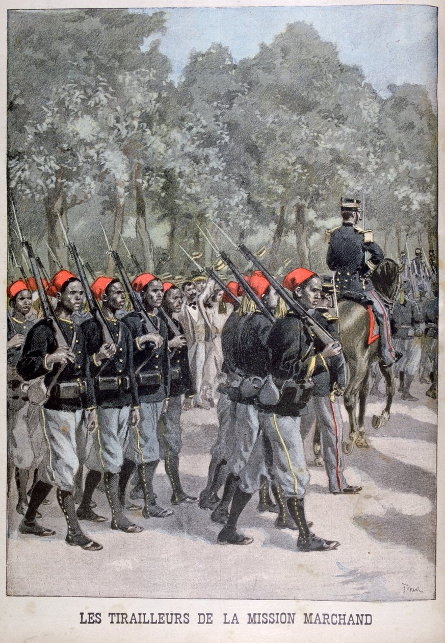 Riflemen, França, 1899 de Oswaldo Tofani