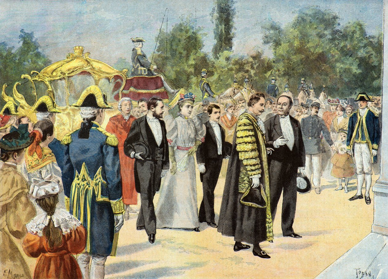 Sir Joseph Renals visita Bordéus de Oswaldo Tofani