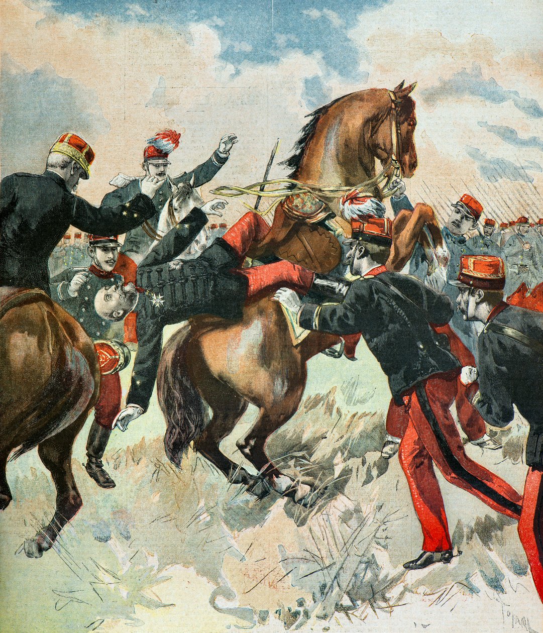 A morte do General Theophile Ferron de Oswaldo Tofani