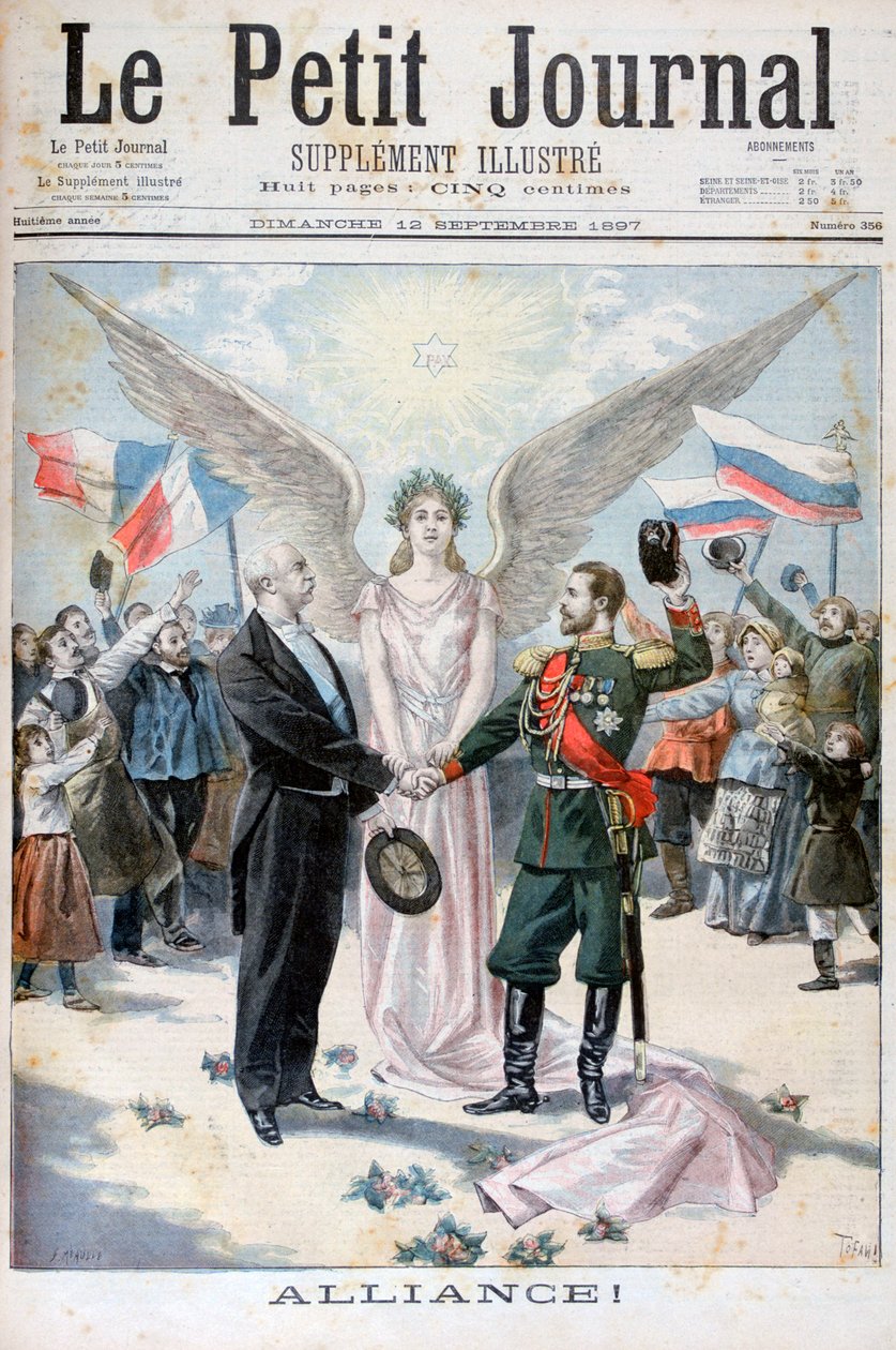 A Aliança Franco-Russa, 1897 de Oswaldo Tofani