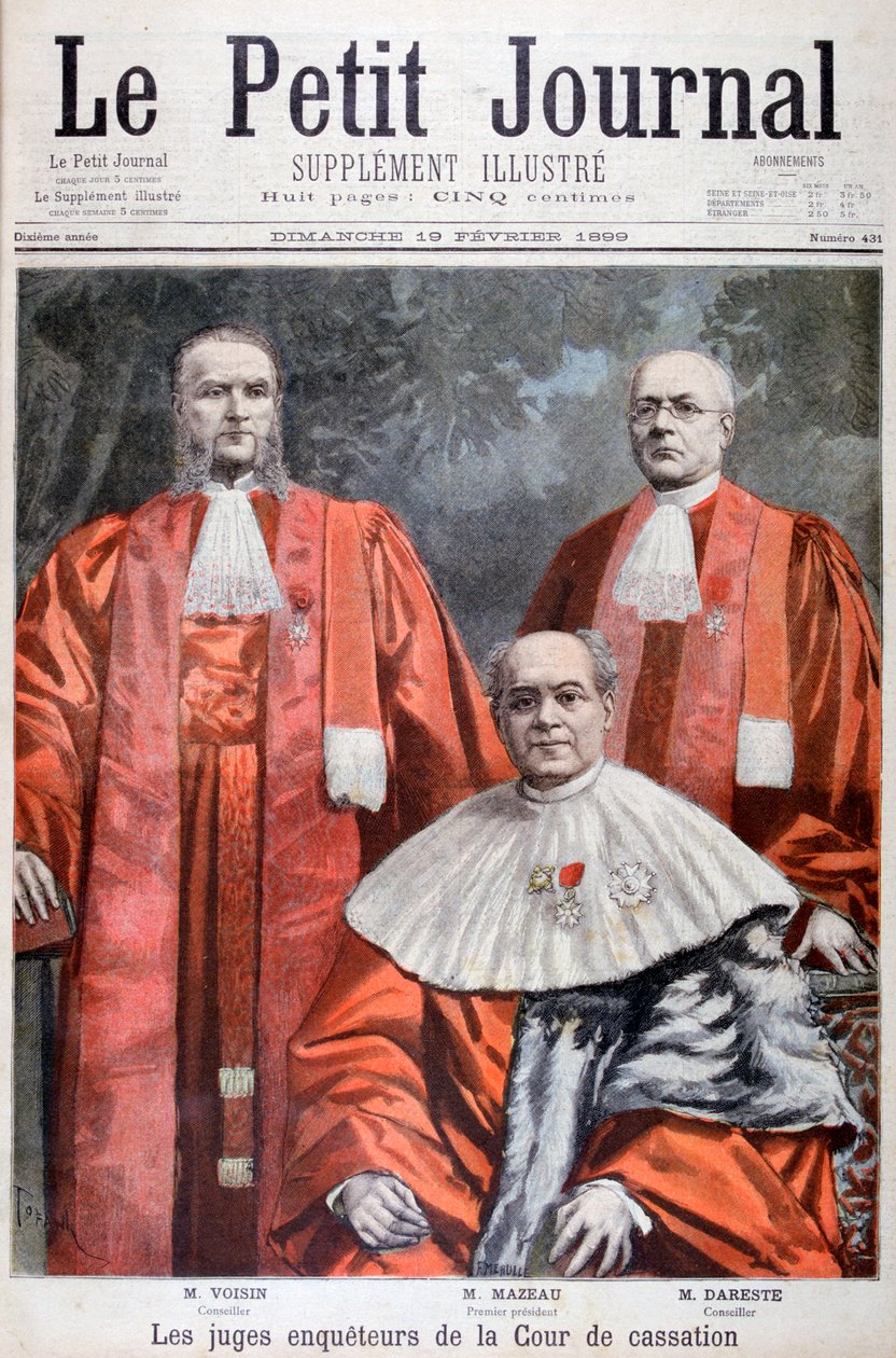 Os juízes da Suprema Corte de Apelação, França, 1899. de Oswaldo Tofani