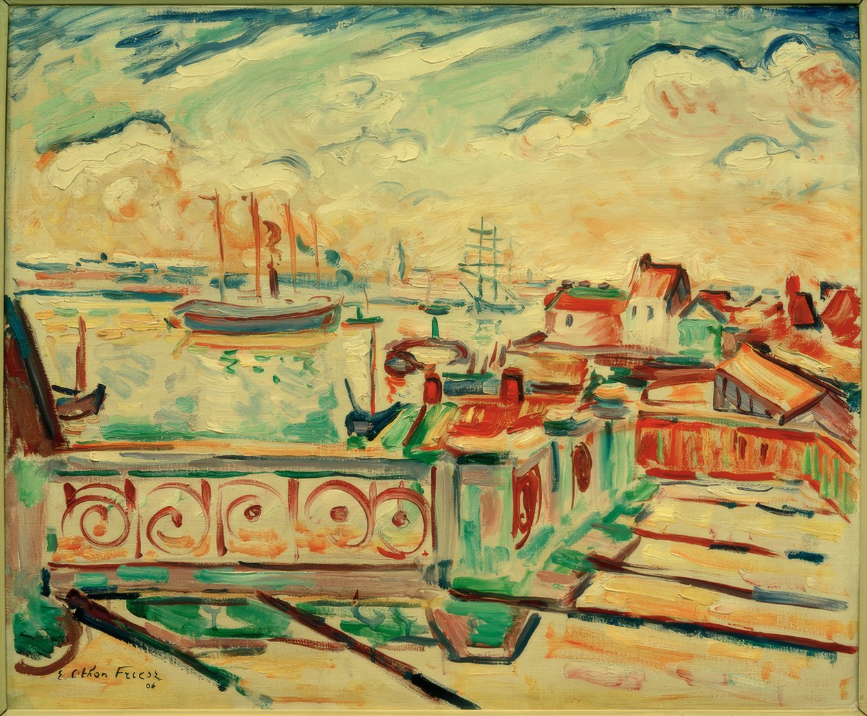 paisagem de Othon Friesz