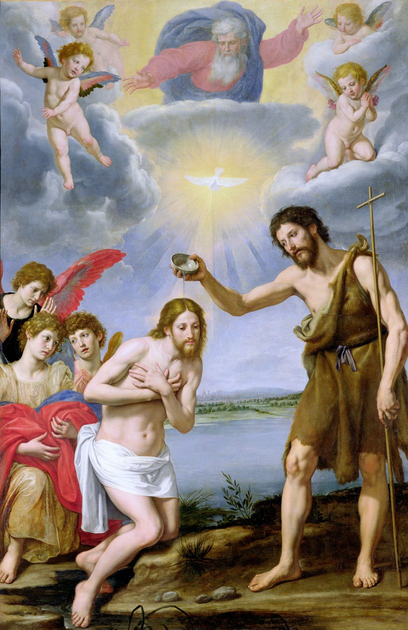 O batismo de Cristo de Ottavio Vannini