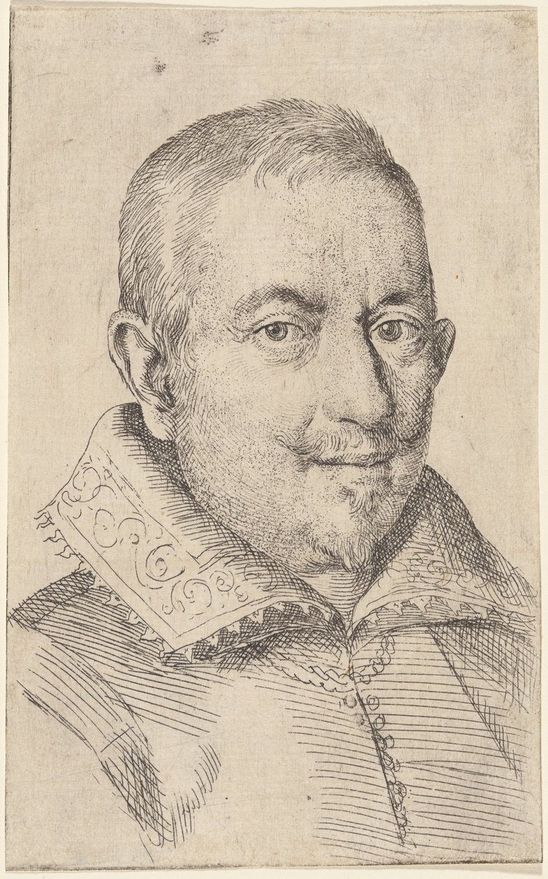 Retrato de um homem de meia-idade de Ottavio Leoni