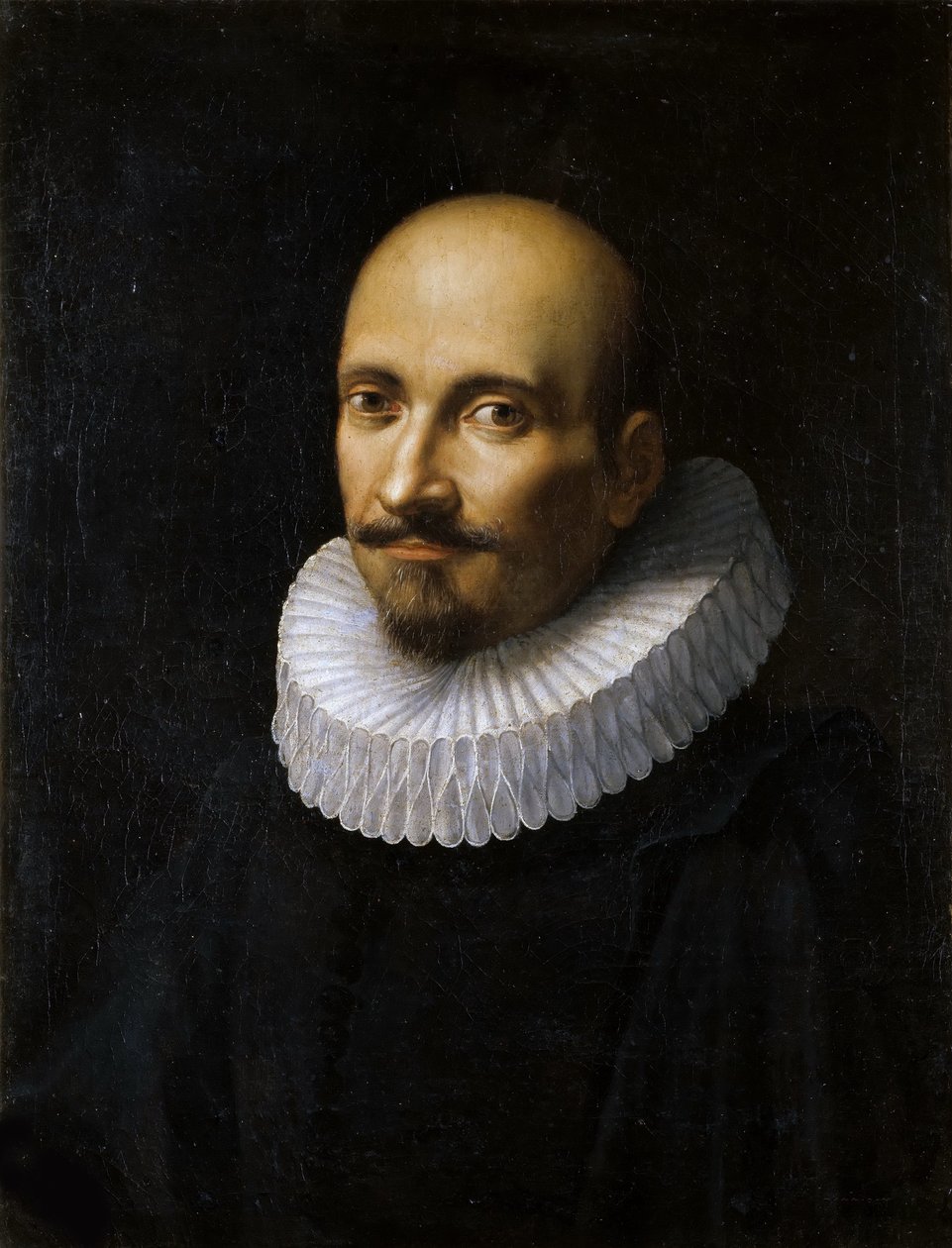 Retrato de Marcello Provenzale 1575-1639, primeiro terço do séc. de Ottavio Maria Leoni
