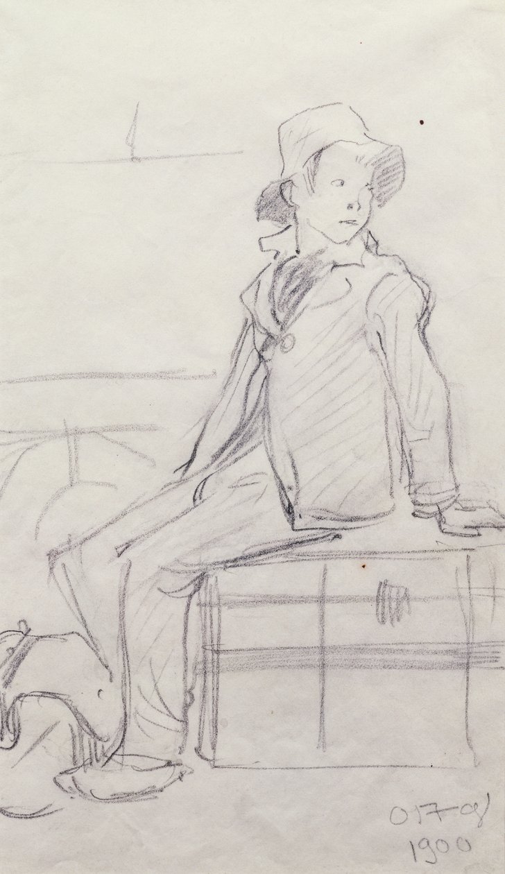 Pequeno Emigrante, 1900 de Ottilia Eva Adelborg