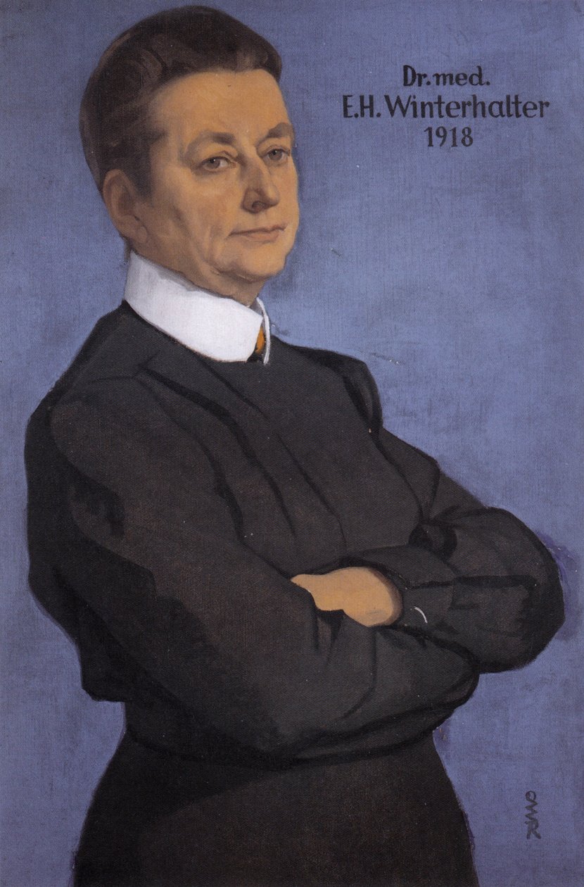 Portrait Dr. med. EH Winterhalter de Ottilie Roederstein